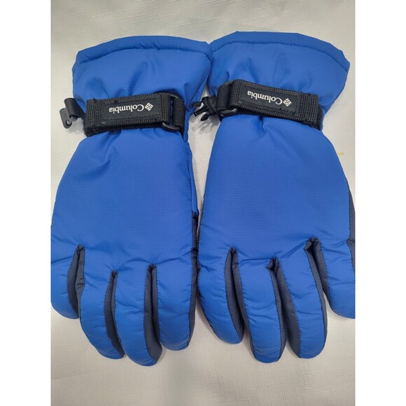 Columbia Youth Core III Gloves Size Small Blue Fleece Lined Waterproof Winter - Picture 3 of 9